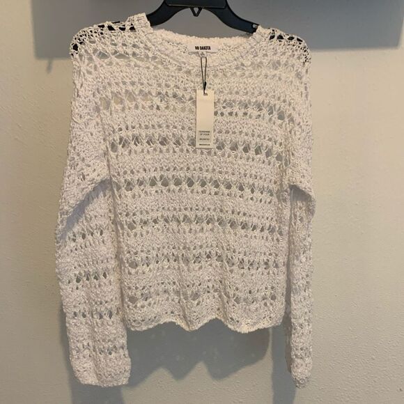 BB Dakota Sunshine of Your Top Crochet Small NWT - Picture 2 of 7